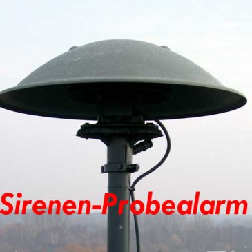 Sirenen-Probealarm am Samstag den 02. Juni 2018